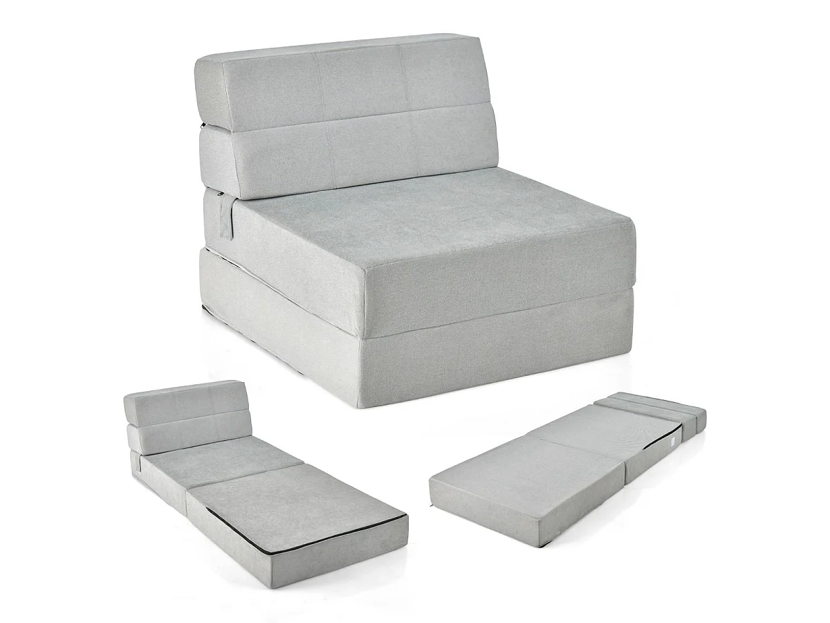 Ausziehsofa aus Schaumstoff, 3-in-1-Sofa, 71 x 76 x 61 cm