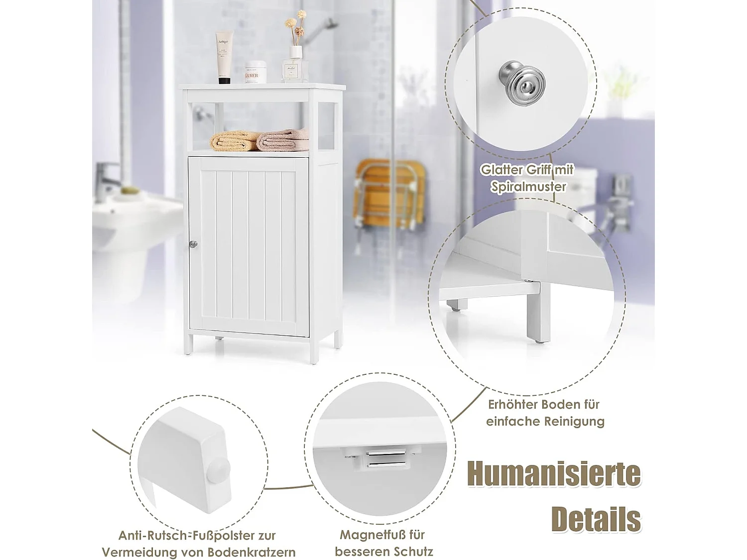 Badezimmerschrank Badschrank TI88227