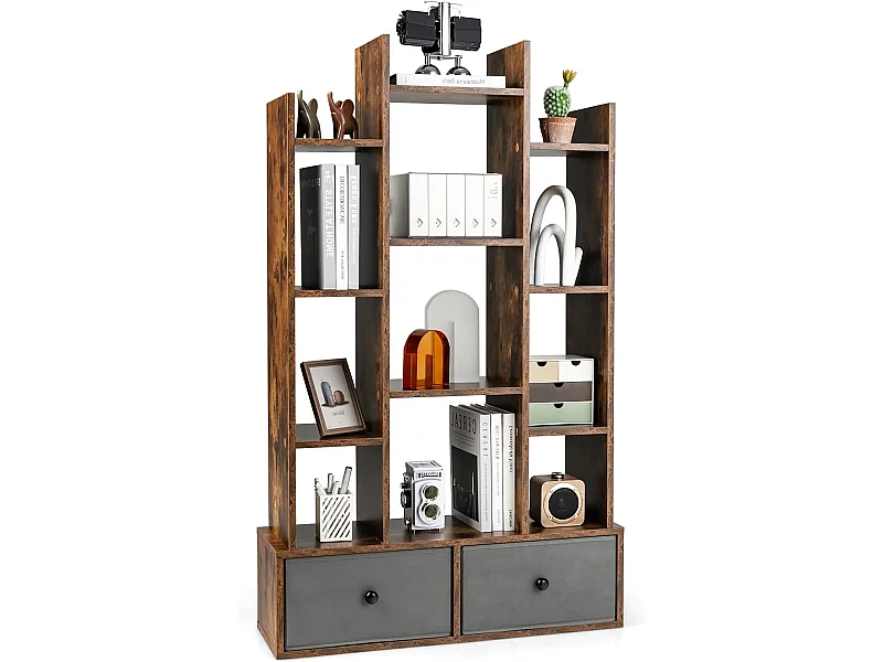 Bücherregal im Baumform mit Schubladen ON32629