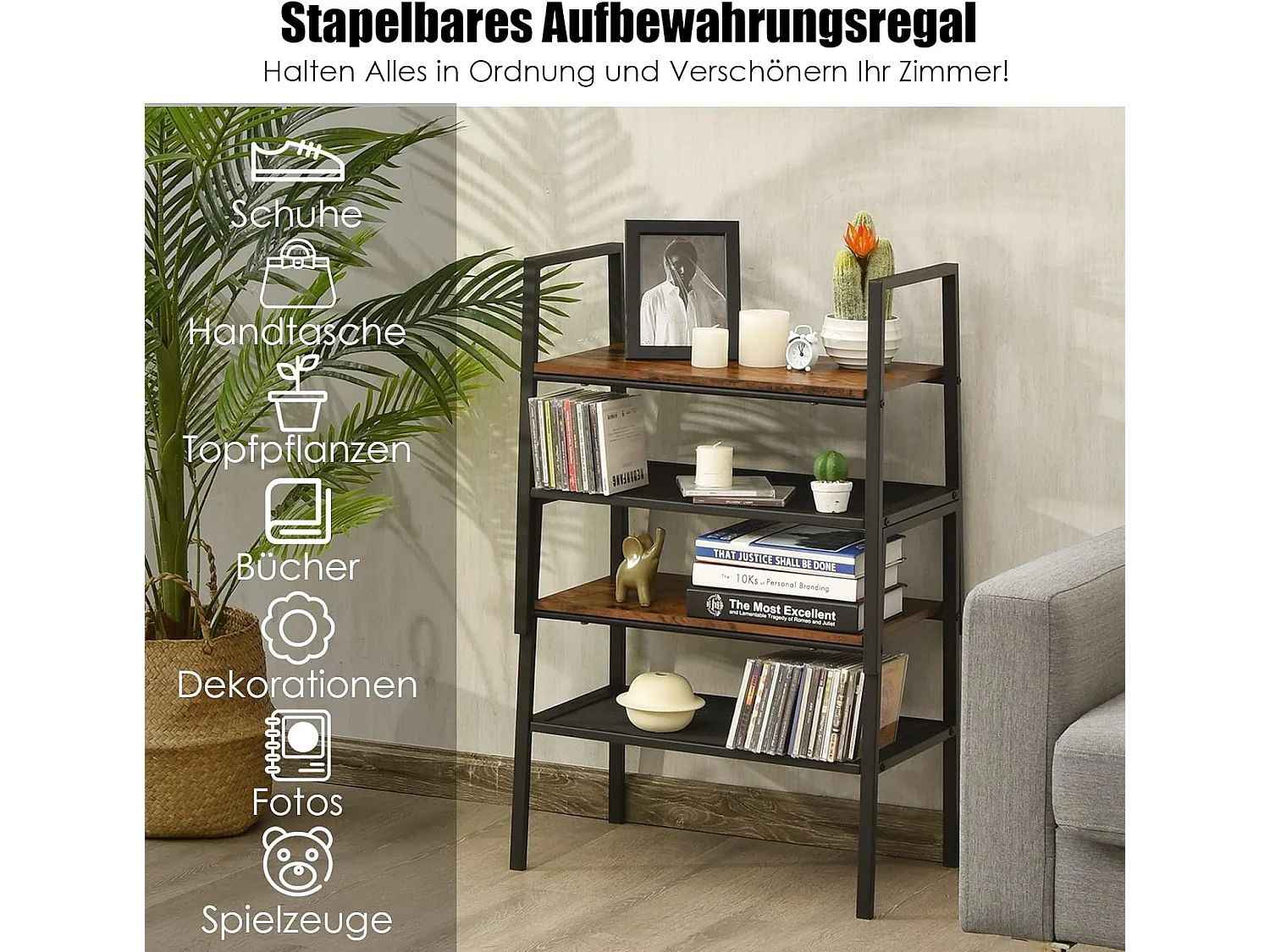 2-Stöckig Organizer Regal