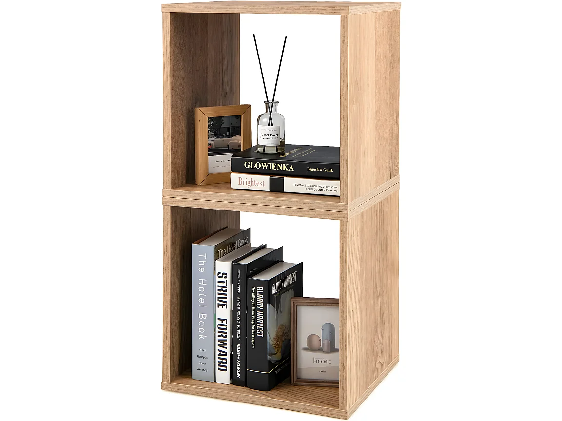 2er Set Würfelregalen Bücherregal