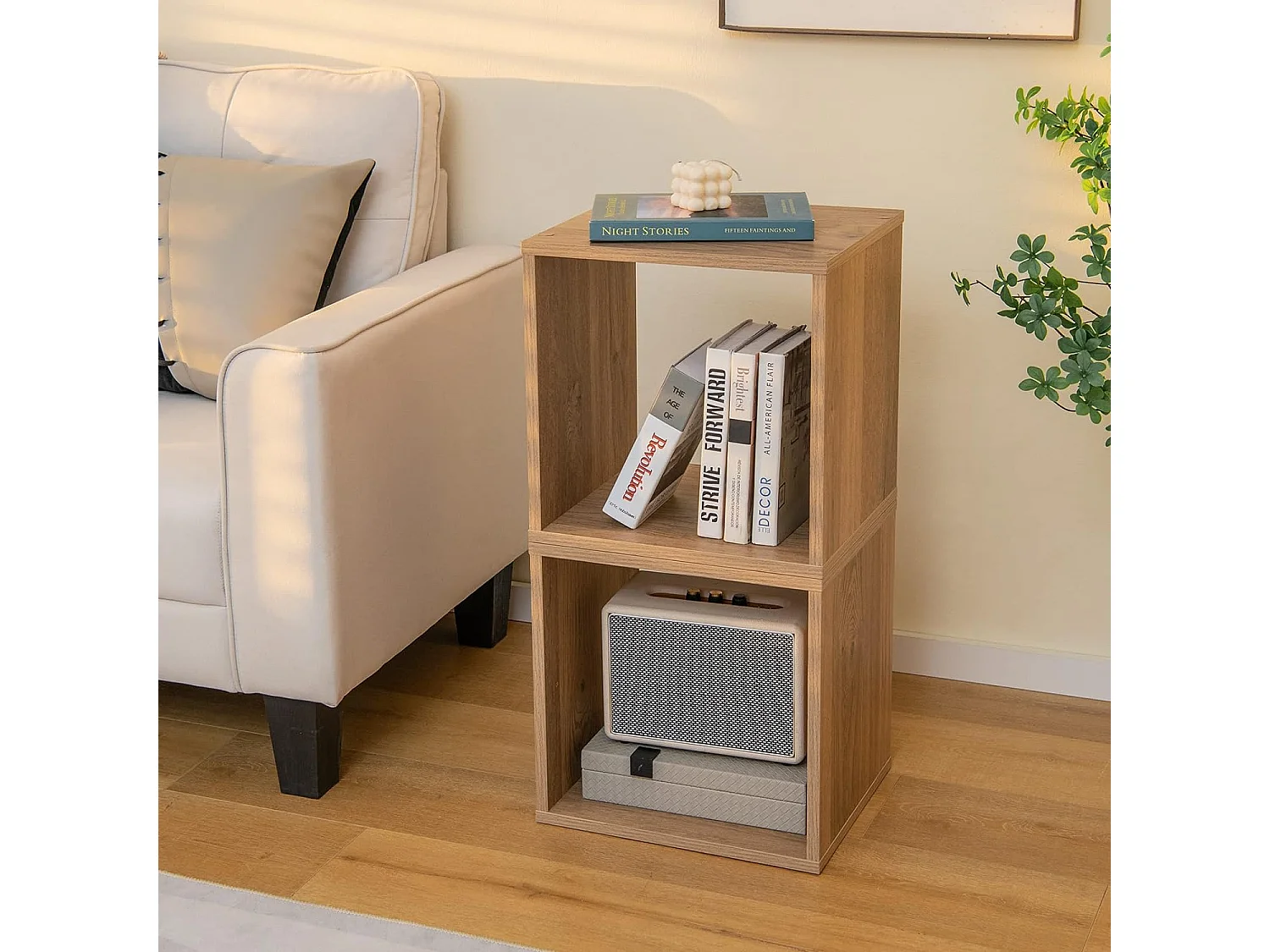 2er Set Würfelregalen Bücherregal