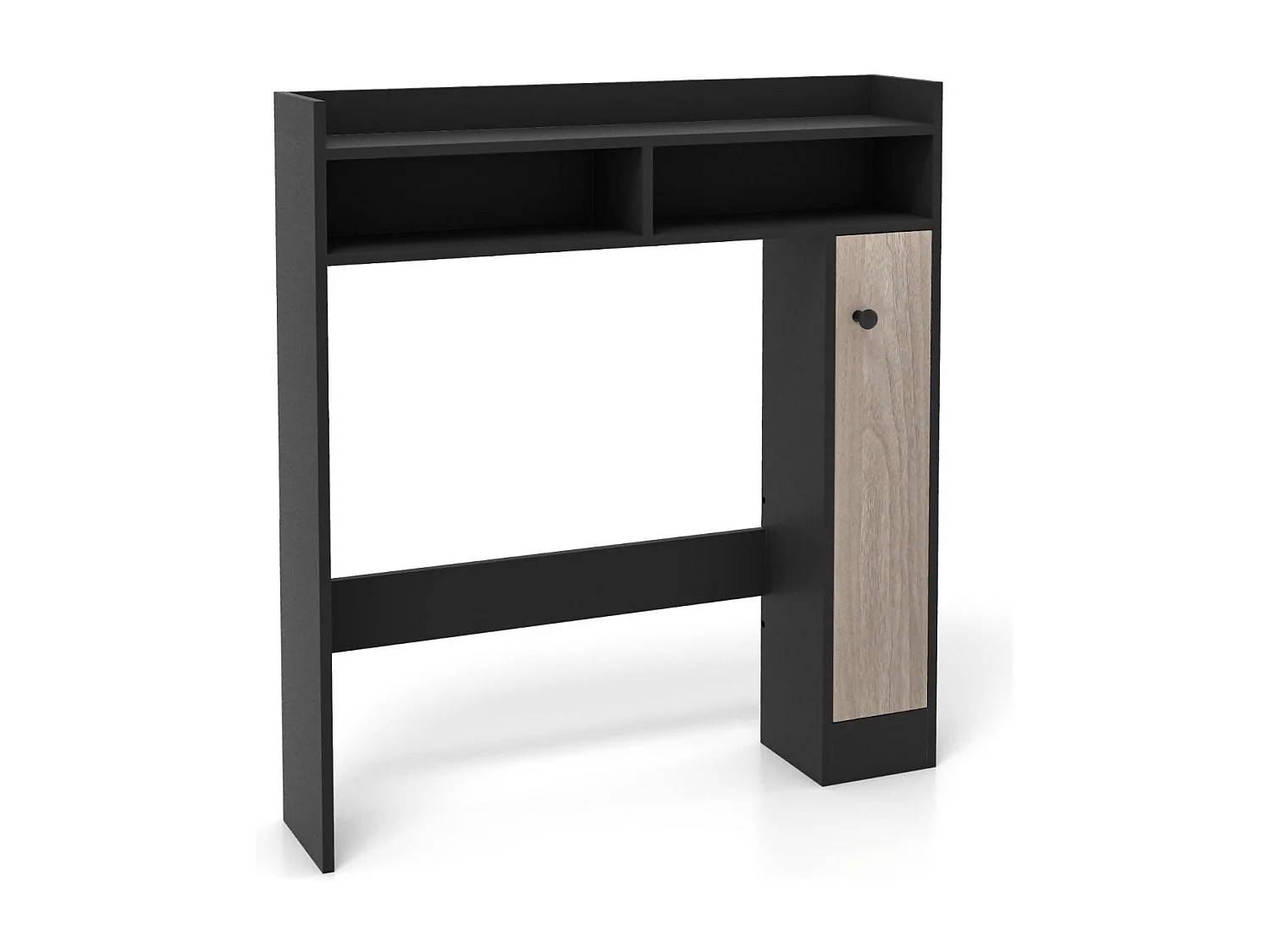 Toilettenschrank Bad Überbauschrank mit Verstellbaren Regalböden Toilettenständer