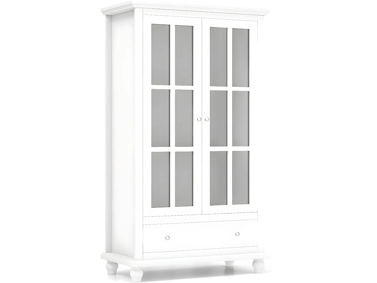 Bücherschrank mit Türen