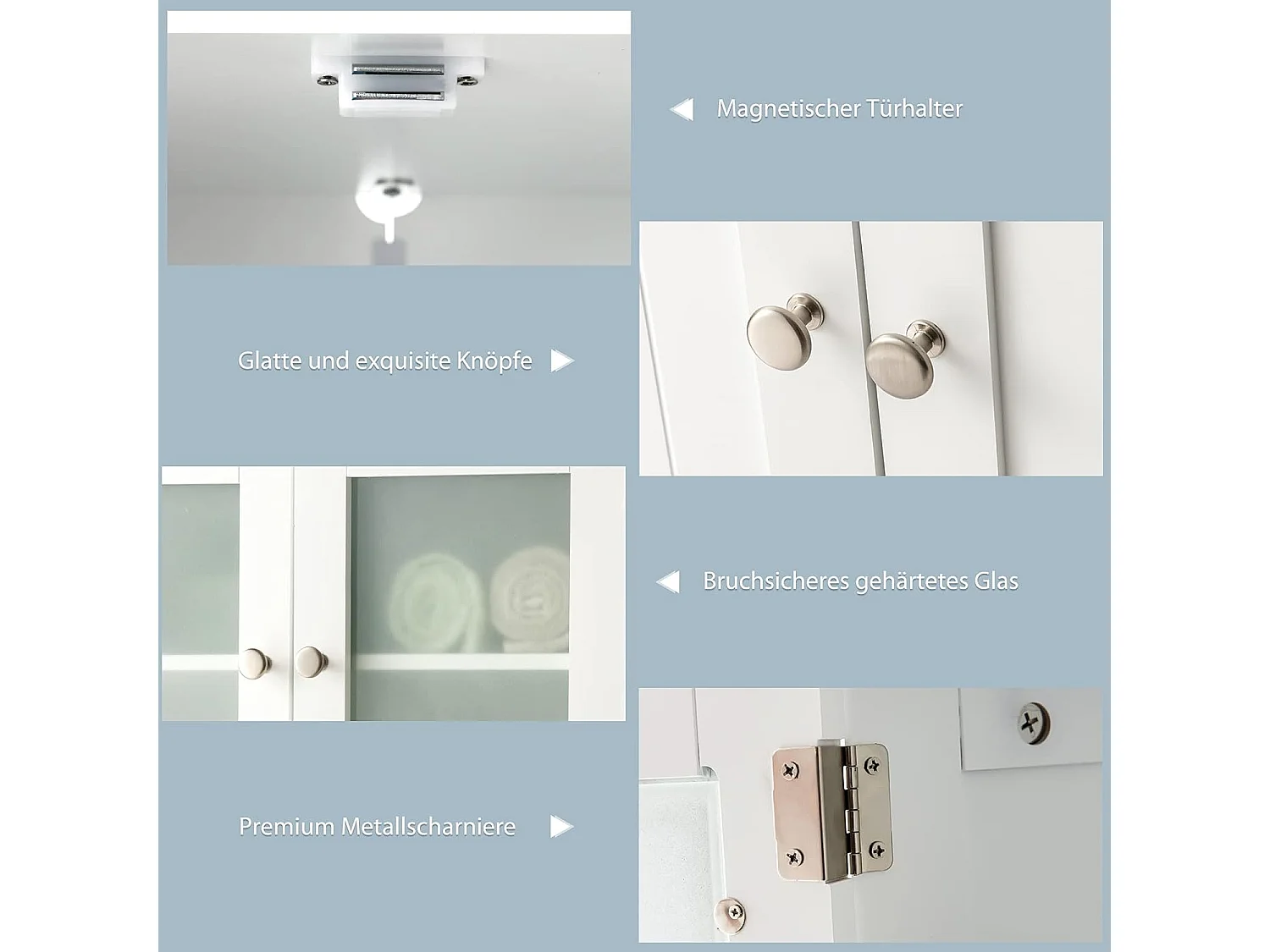 4-türiger Badezimmerschrank TI89530