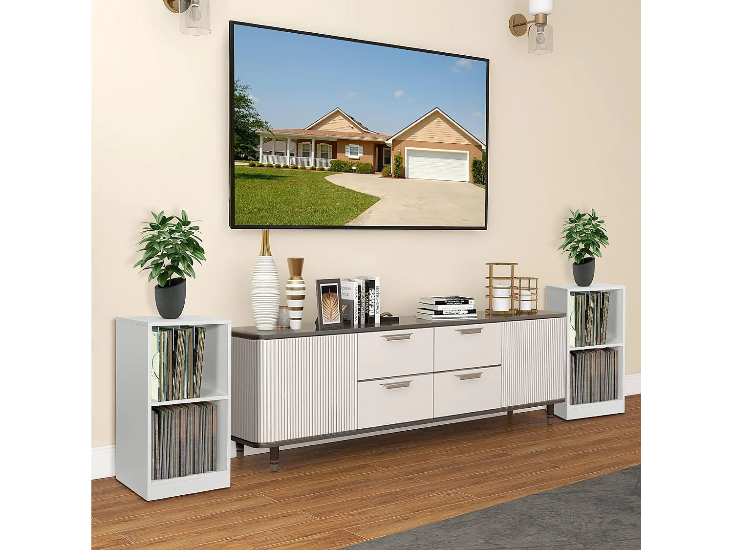 2er Set Bücherregal, Standregal