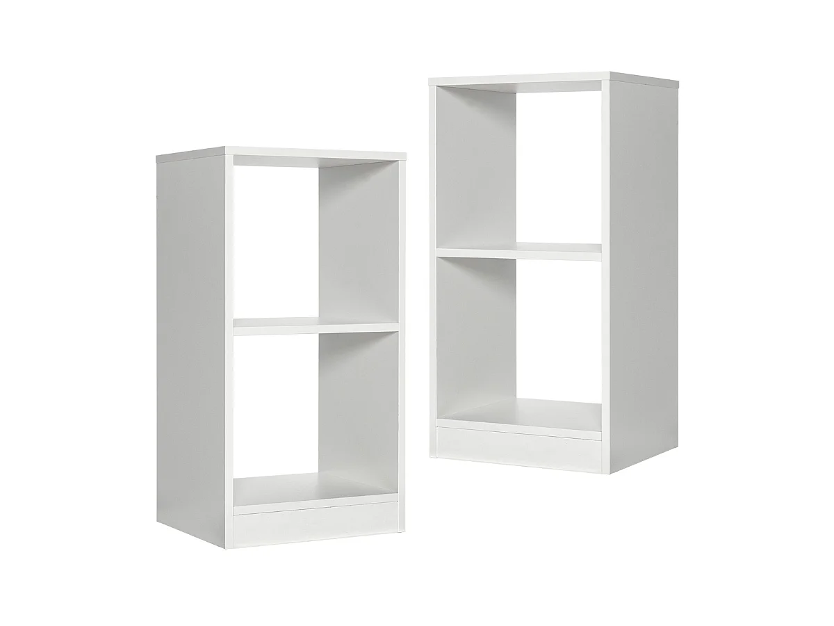 Set di 2 comodini e una piccola libreria