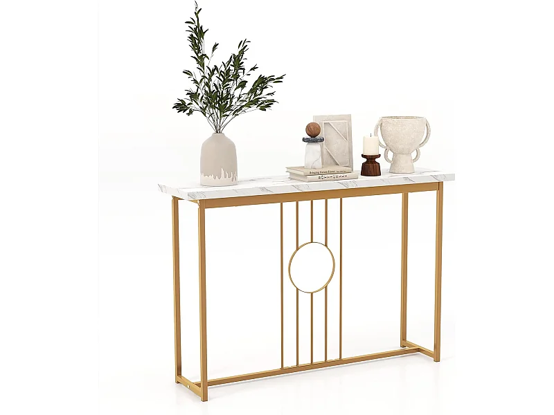 Beistelltisch mit Metallgestell