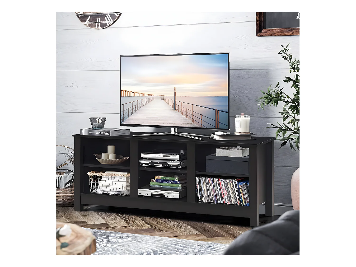 TV-Schrank mit Regale TI86286