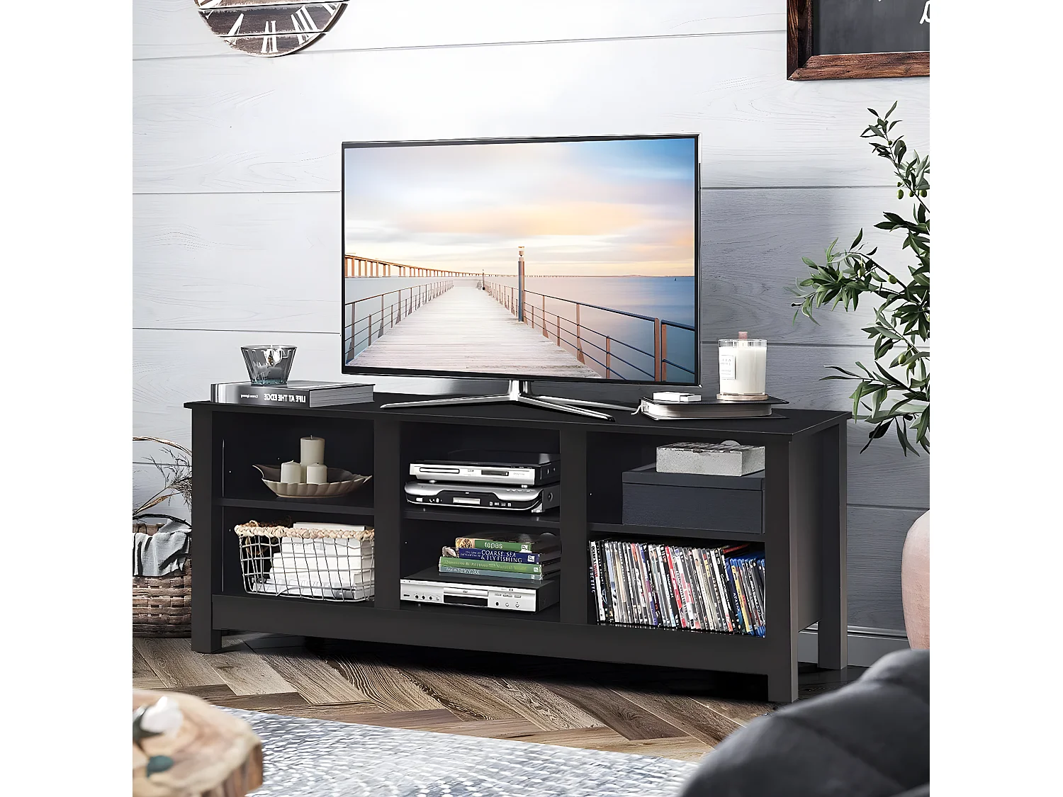 TV-Schrank mit Regale TI86286