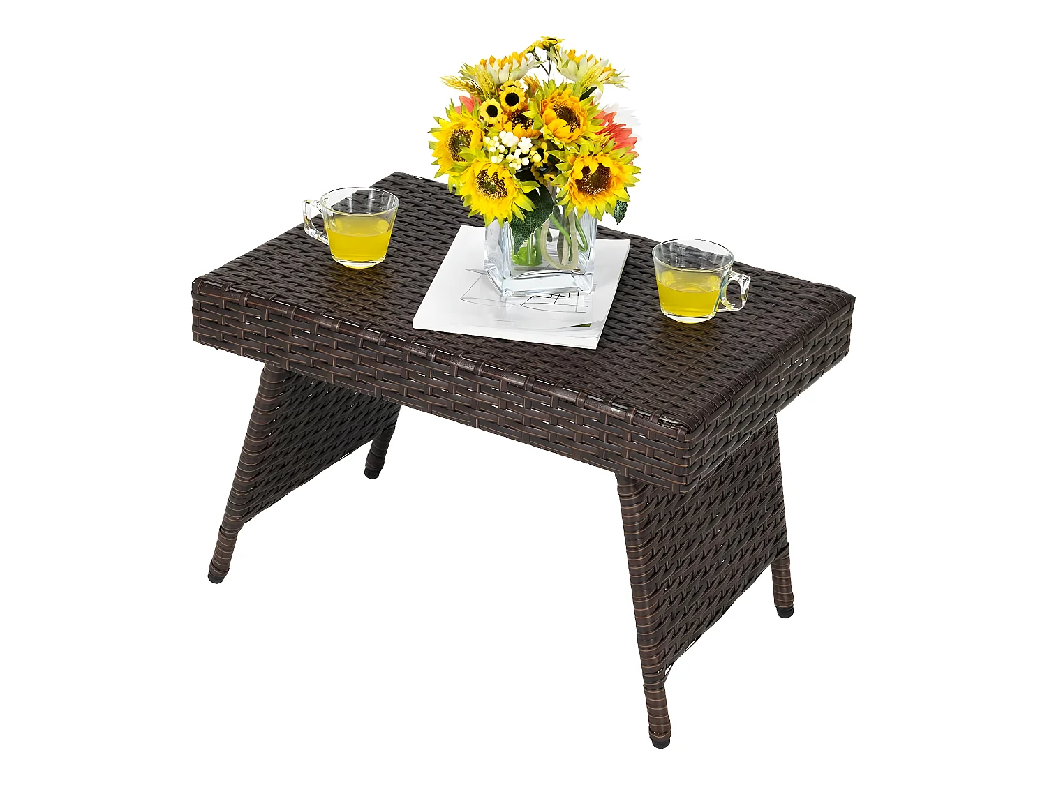 Beistelltisch Polyrattan Gartentisch