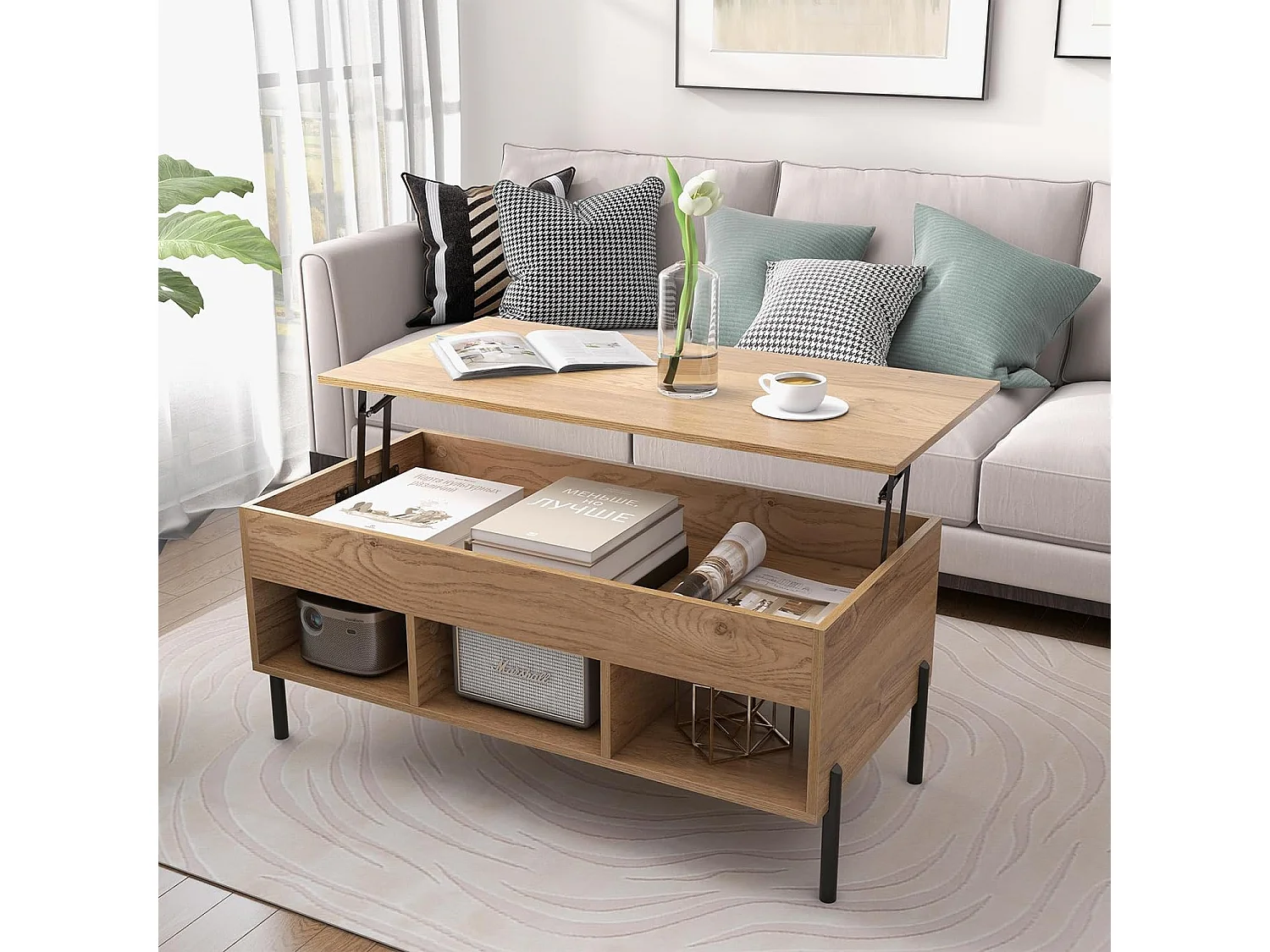 Couchtisch Höhenverstellbar