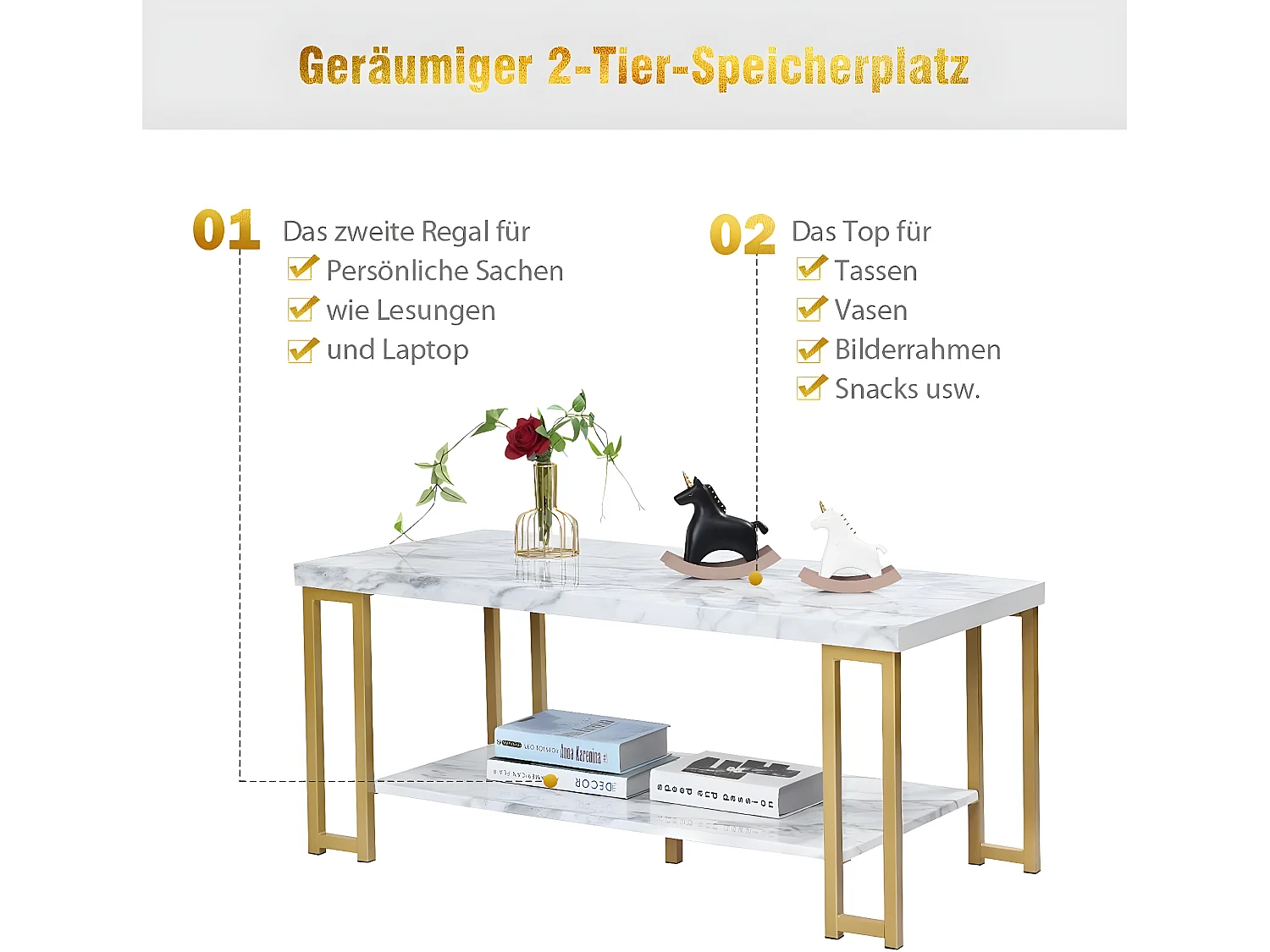 Couchtisch Marmor Optik