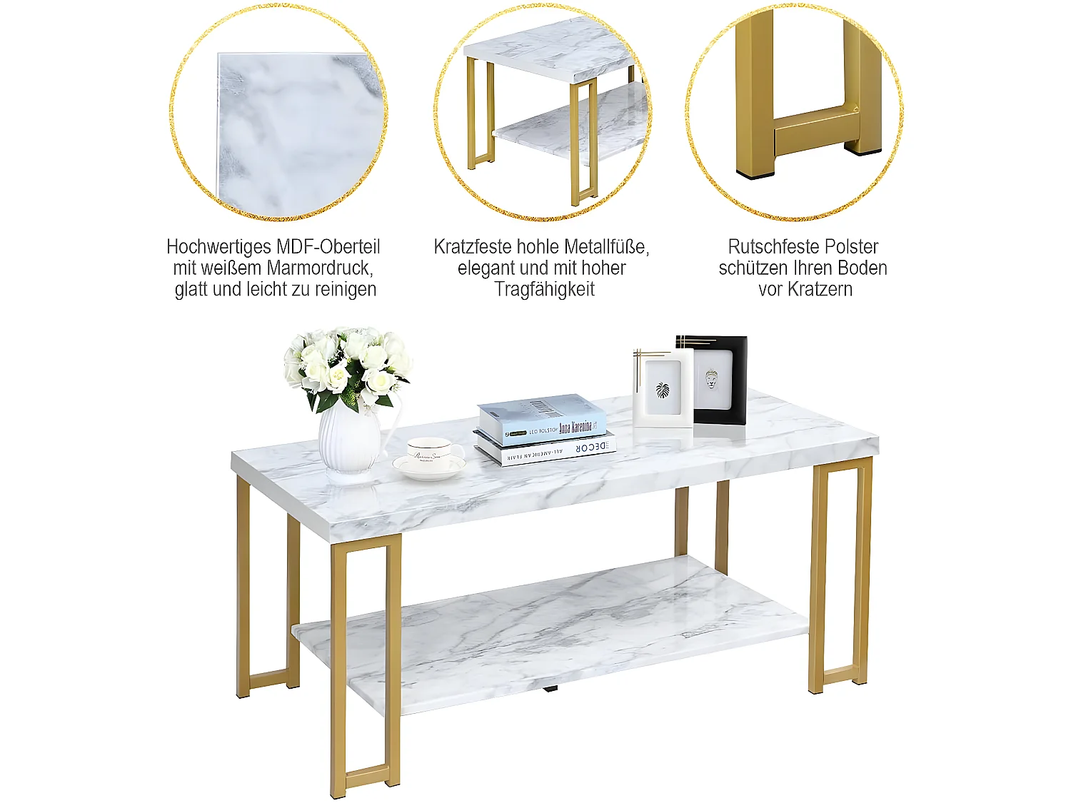 Couchtisch Marmor Optik