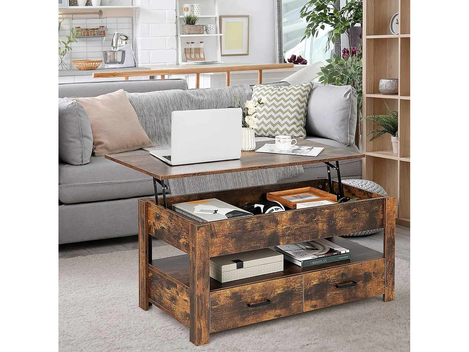 Couchtisch höhenverstellbar