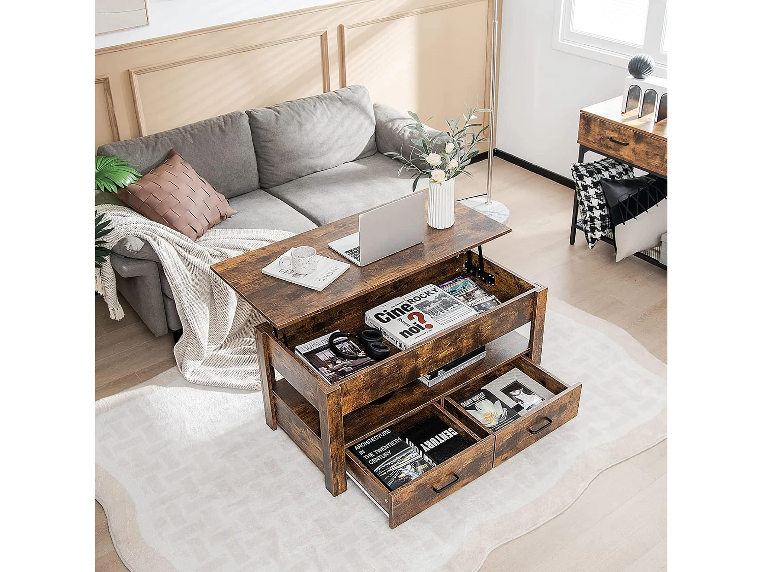 Couchtisch höhenverstellbar