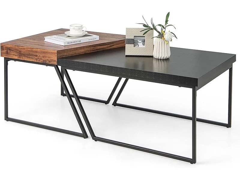 2er Satztisch Set industriell