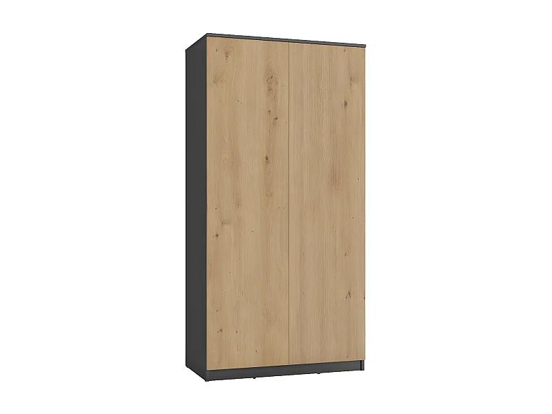 ESME - Doppelschrank im skandinavischen Stil Schlafzimmer - 90x50x180 - 2 Türen - Ankleidezimmer