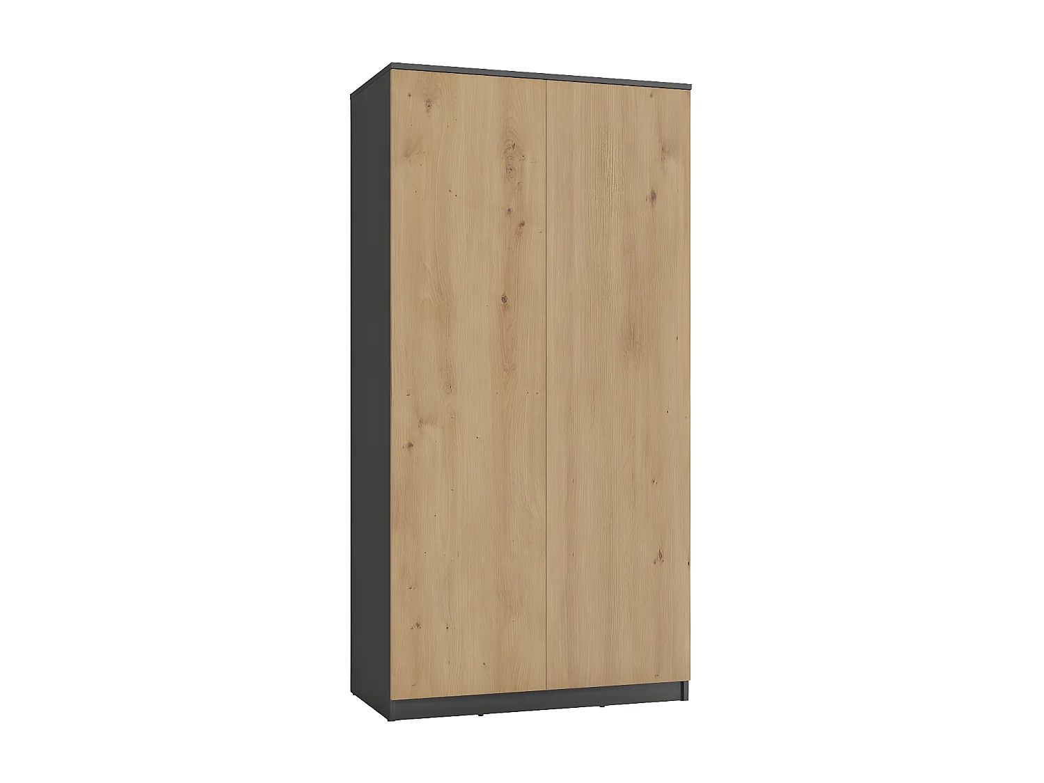 ESME - Doppelschrank im skandinavischen Stil Schlafzimmer - 90x50x180 - 2 Türen - Ankleidezimmer