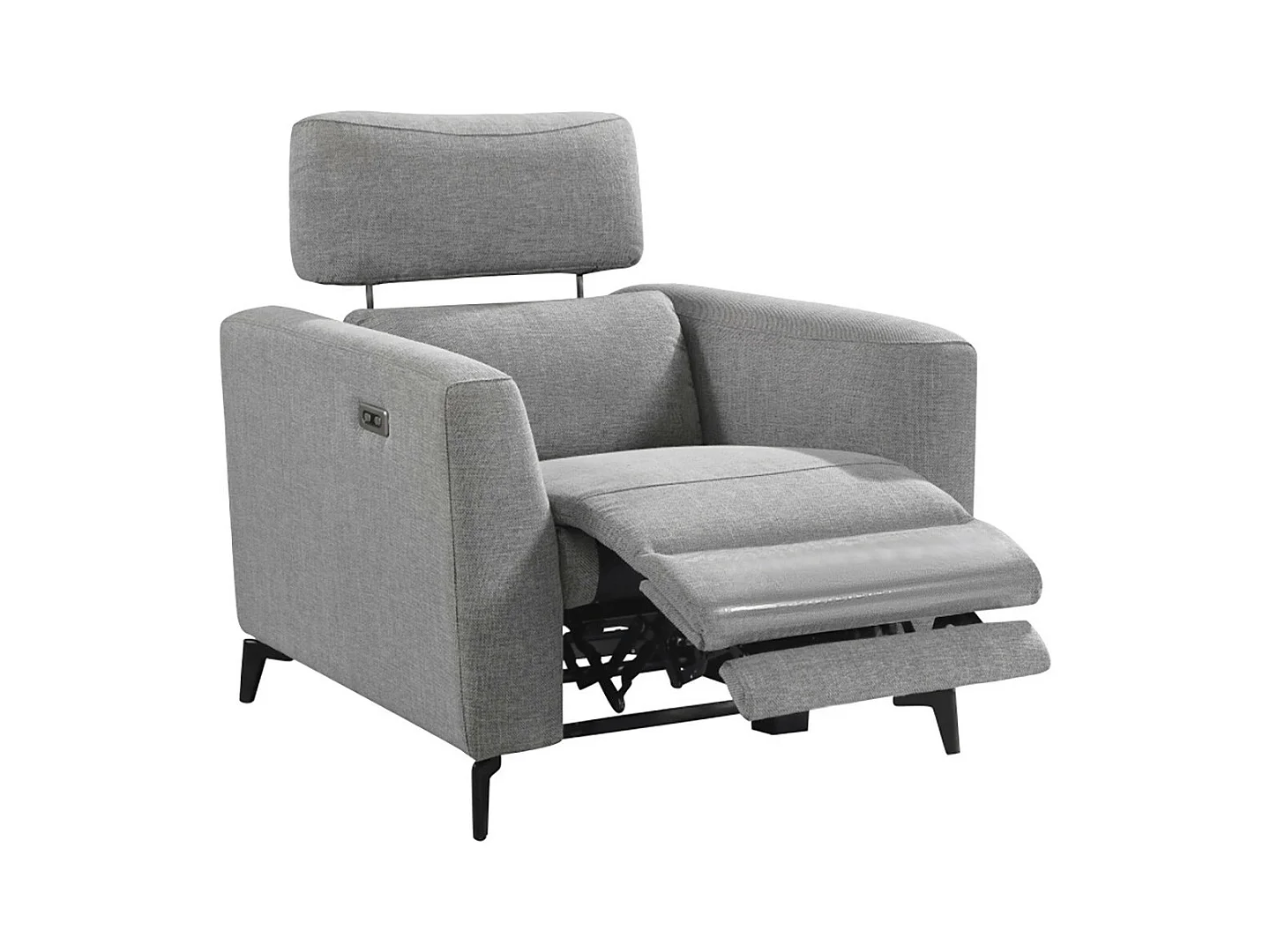 MUMBAI - Fauteuil Relax Electrique Gris Foncé