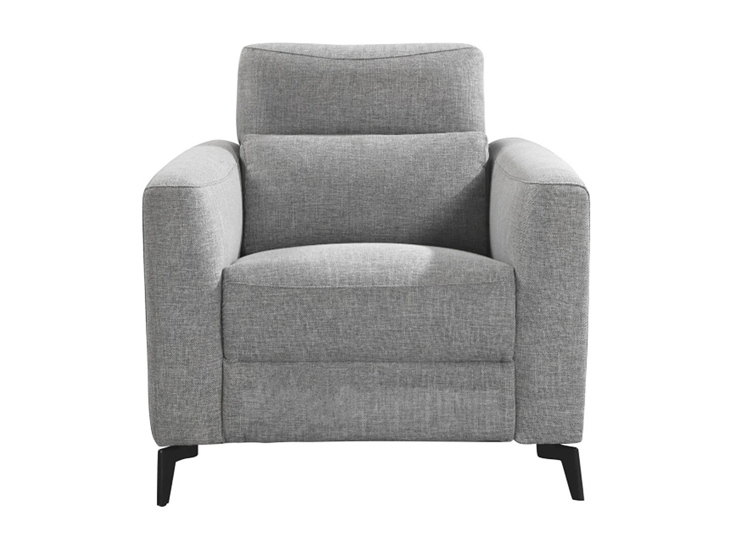 MUMBAI - Ensemble Canapé Relax 3 Places et 1 Fauteuil Electriques Gris Foncé