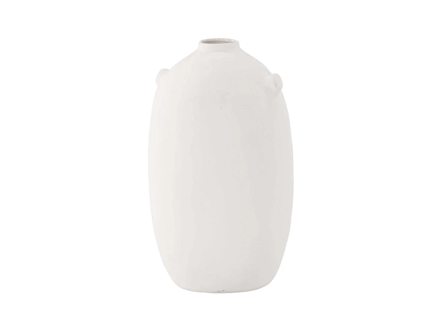 Vase Déco en Céramique "Madi" 28cm Blanc Cassé