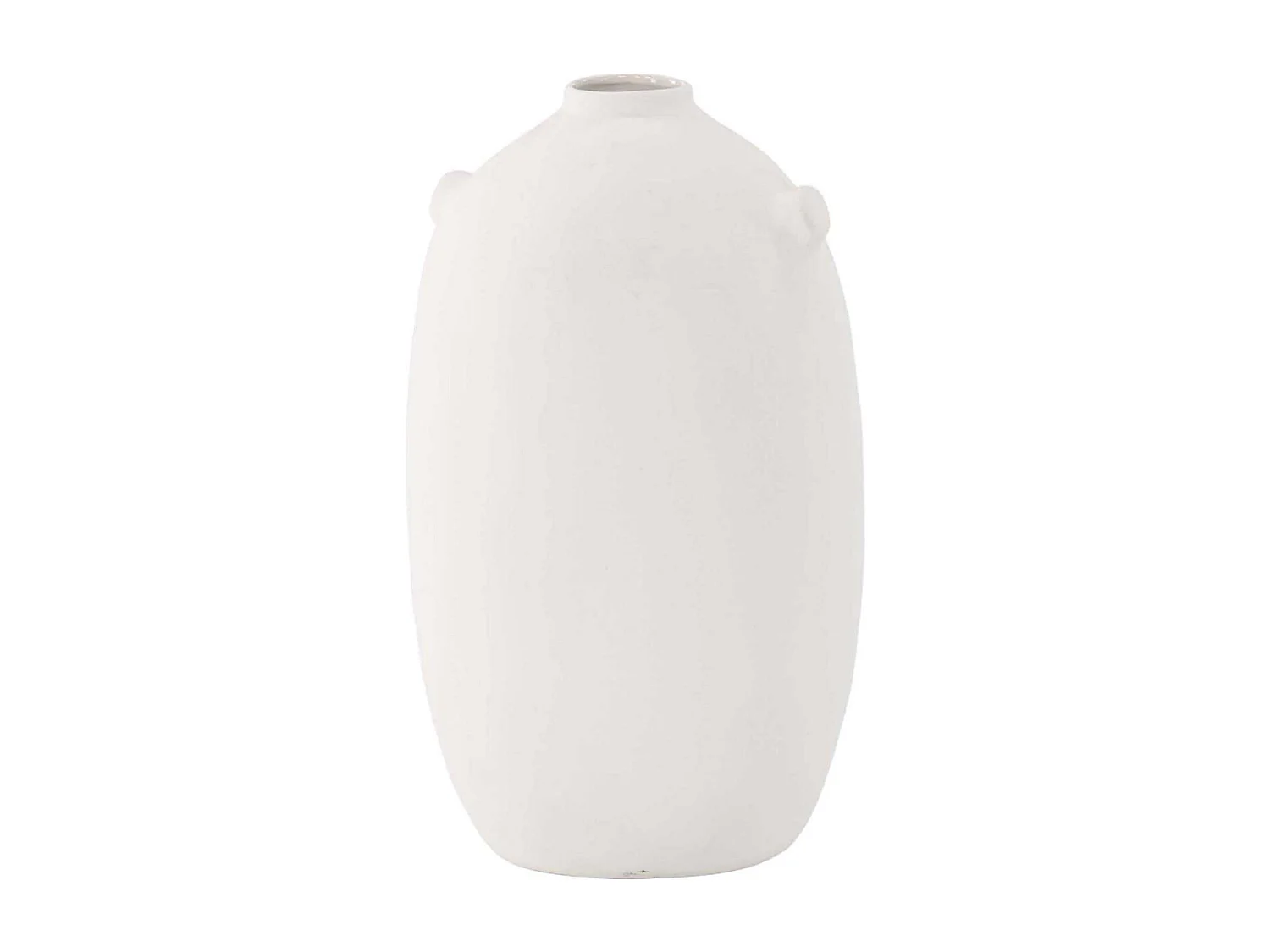 Vase Déco en Céramique "Madi" 28cm Blanc Cassé