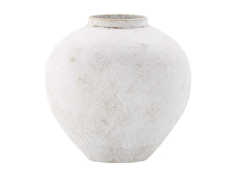 Vase Déco "Globe" 28cm Beige