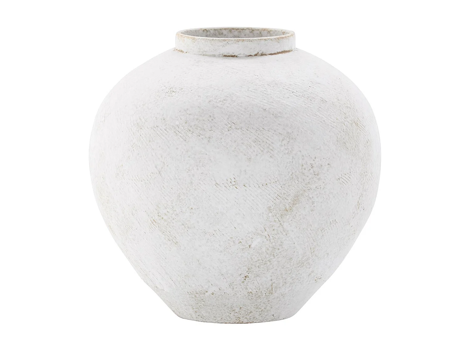 Vase Déco "Globe" 28cm Beige