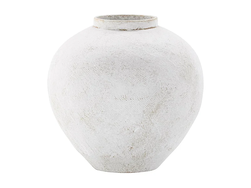 Vase Déco "Globe" 28cm Beige