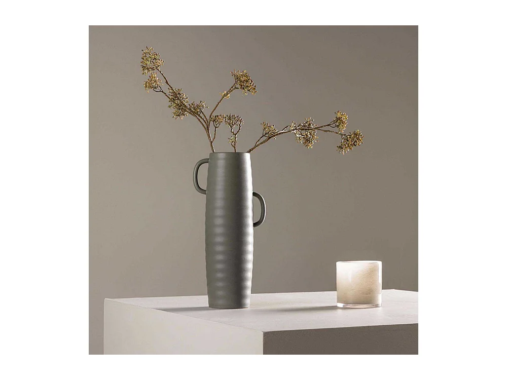 Cent Vase dunkelgrau.