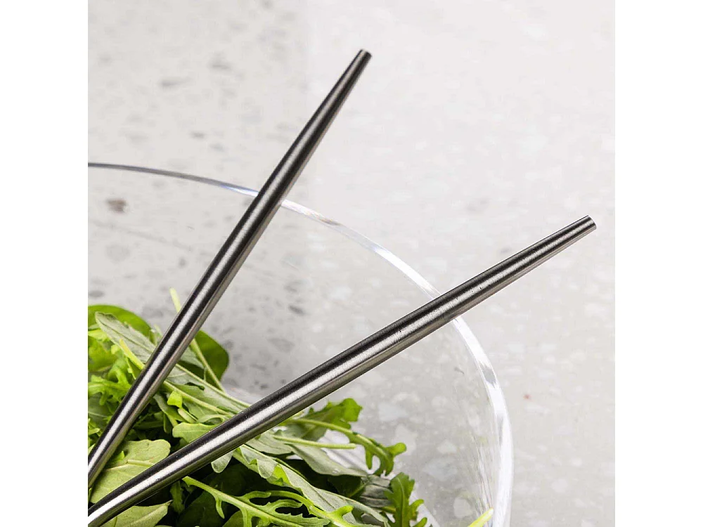 Couverts à Salade en Inox "Active" 19cm Argent