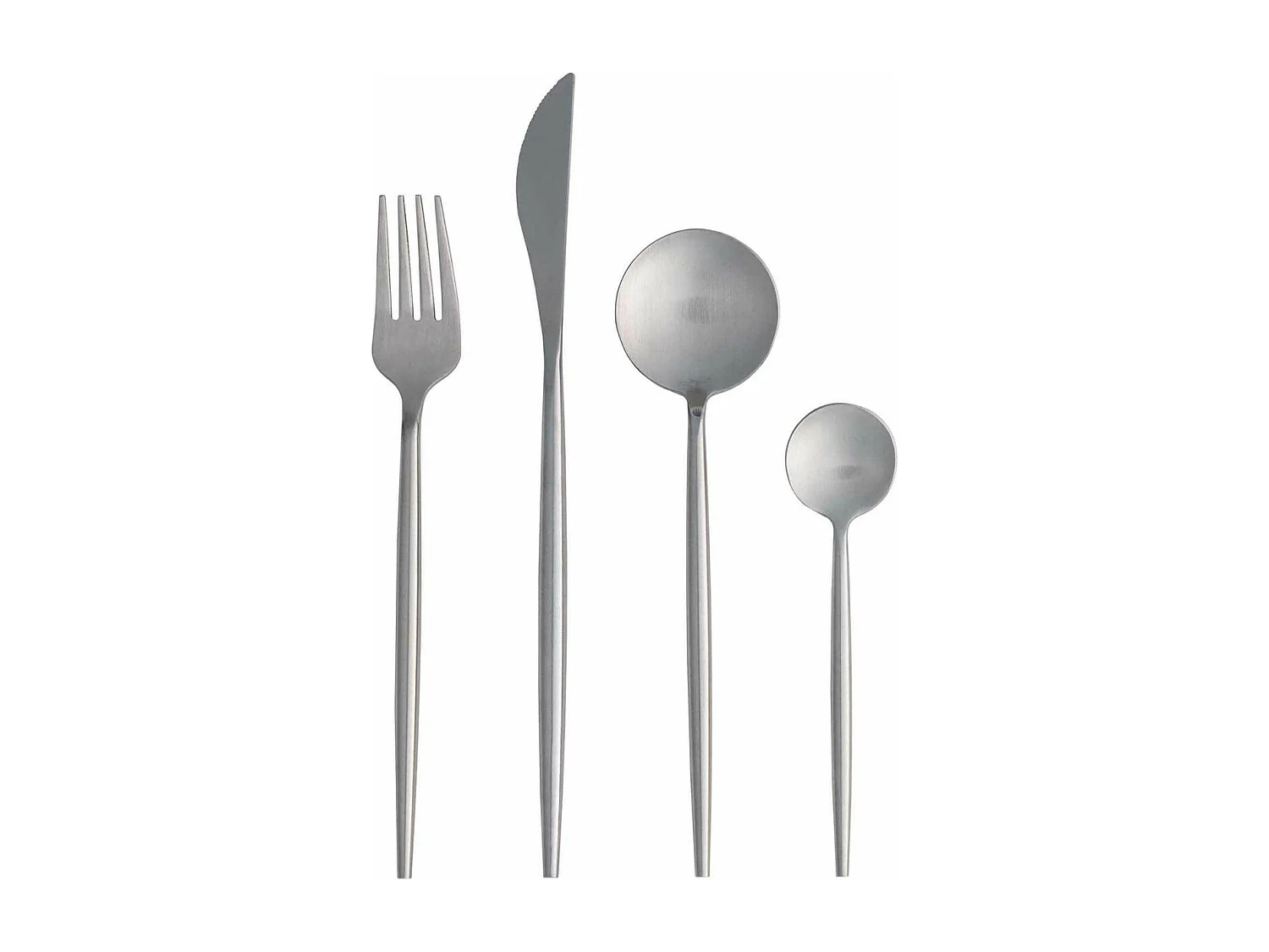 Ménagère 24 Pièces Design "Active" 22cm Argent