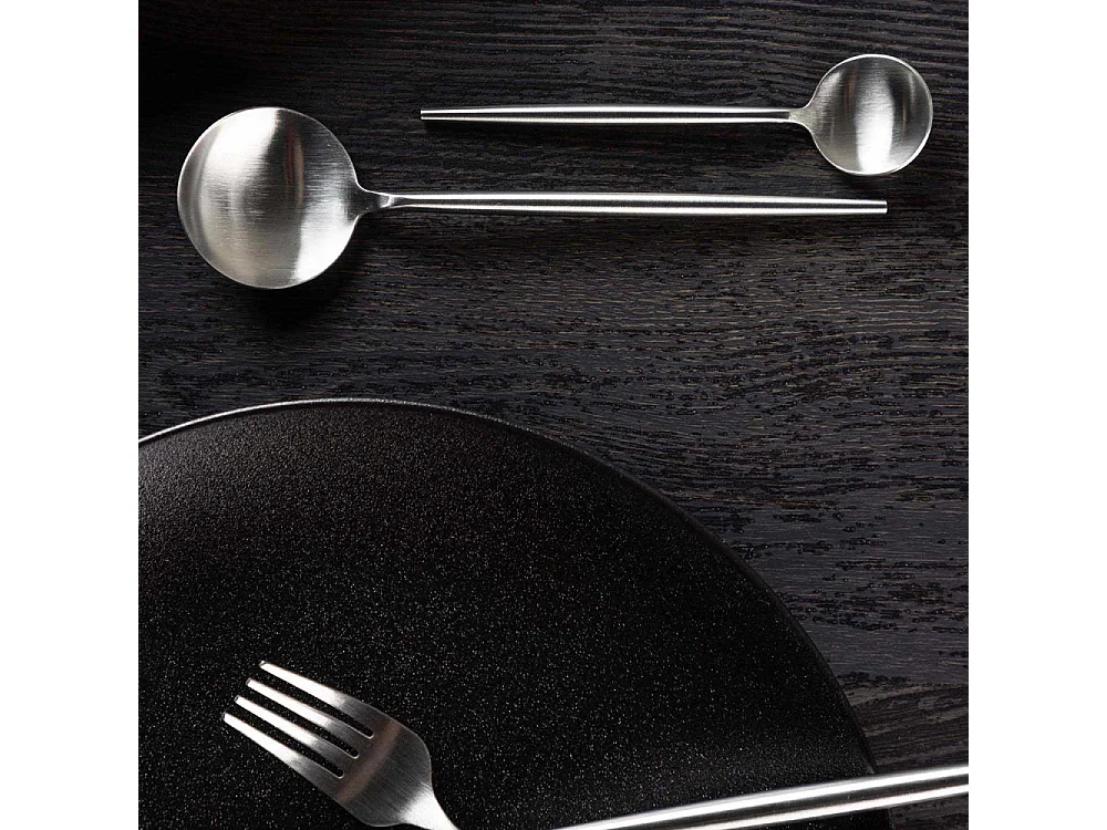 Ménagère 24 Pièces Design "Active" 22cm Argent