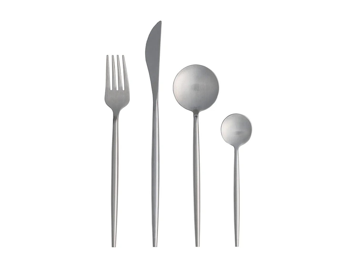 Ménagère 24 Pièces Design "Active" 22cm Argent