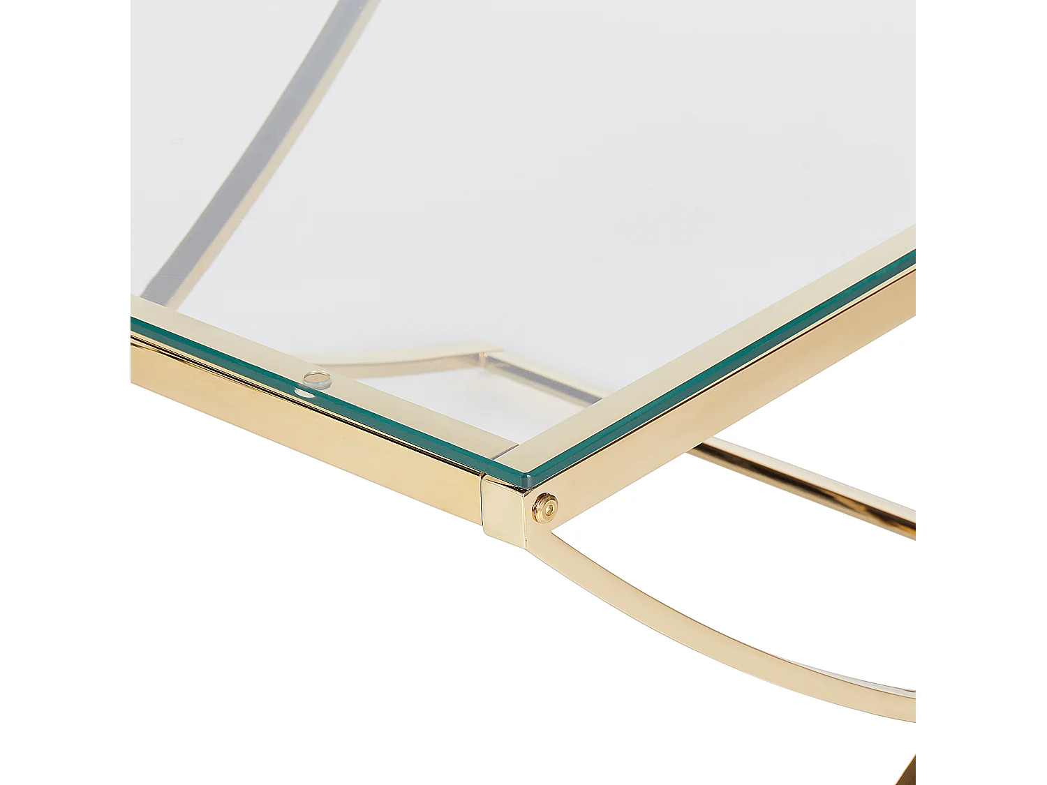 Salontafel RINGGOLD Veiligheidsglas Goud