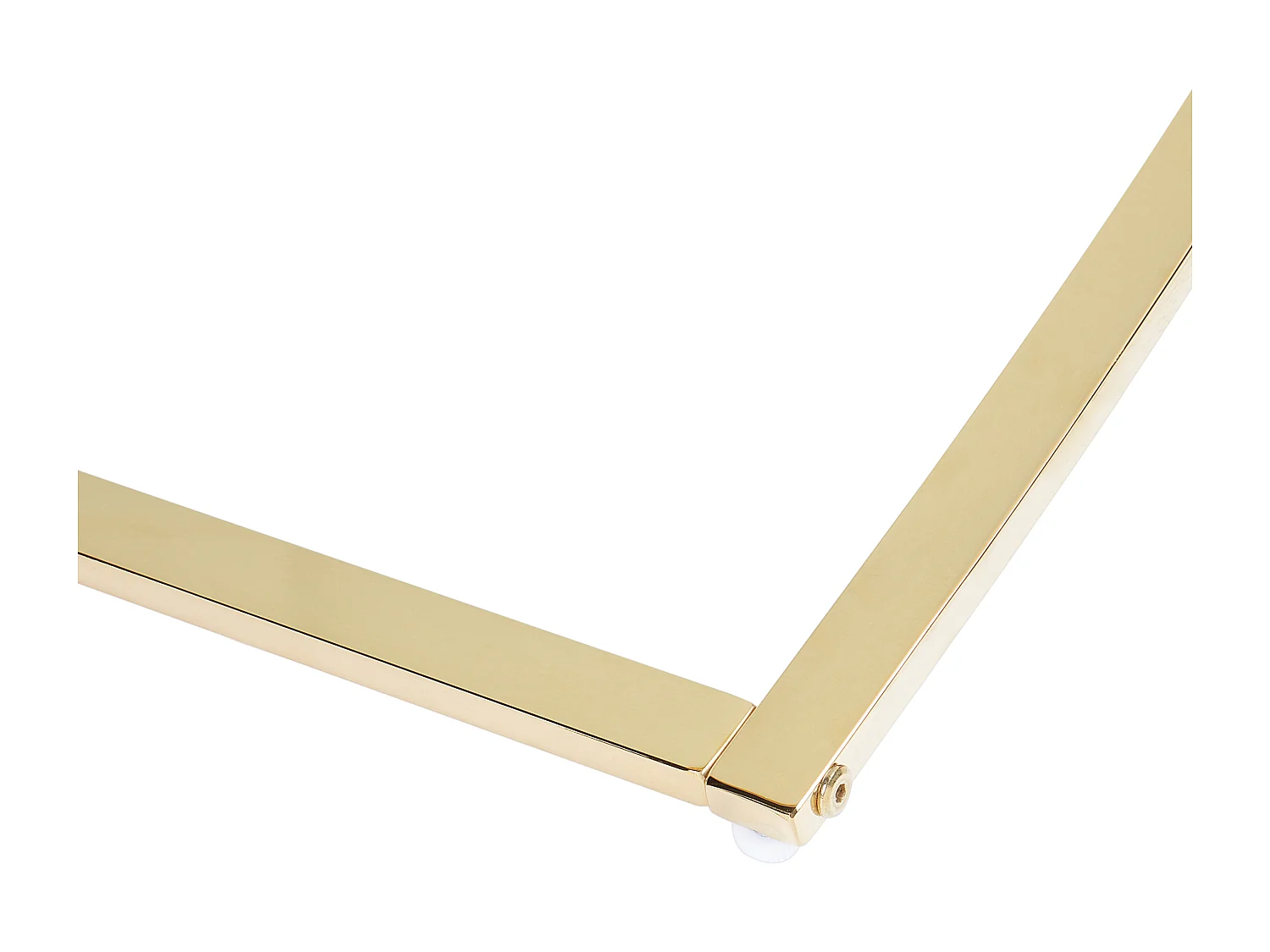 Couchtisch Edelstahl Glas gold quadratisch 70 x 70 cm Glamour Stil Ringgold