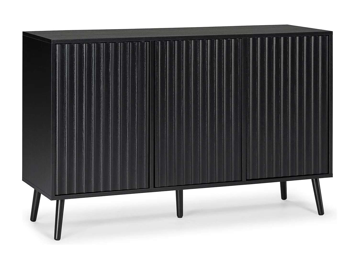 Dressoir Regen 3 deuren kleur Zwart