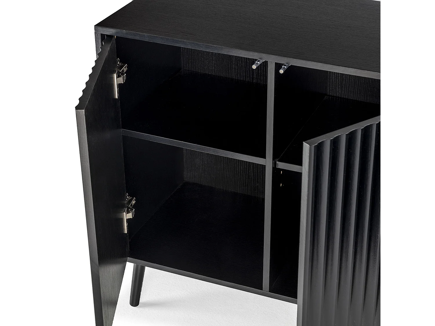 Dressoir Regen 3 deuren kleur Zwart