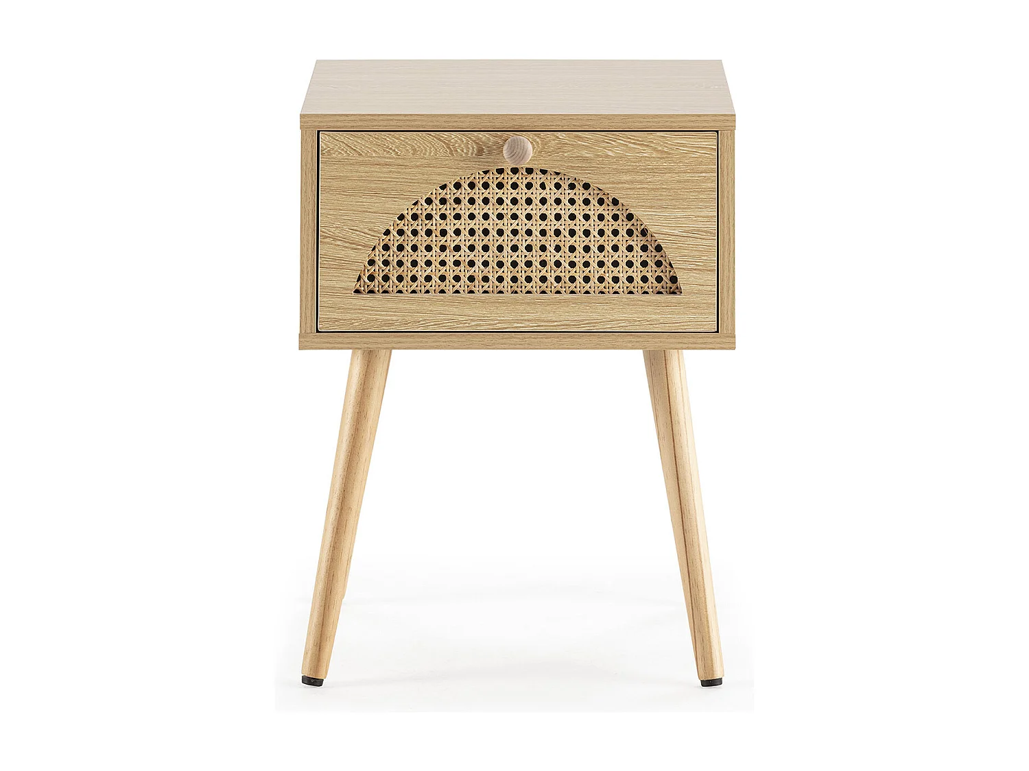 Table de chevet Luna 1 tiroir couleur chêne