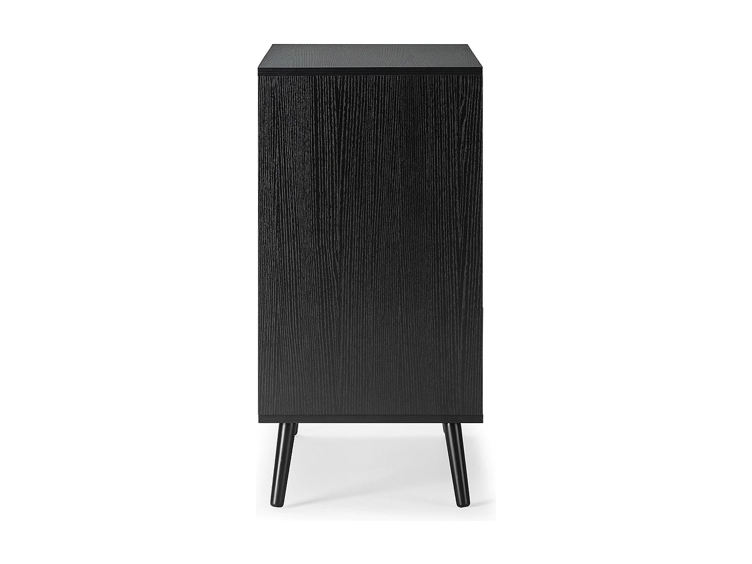 Cômoda Lluvia 3 gavetas em Preto