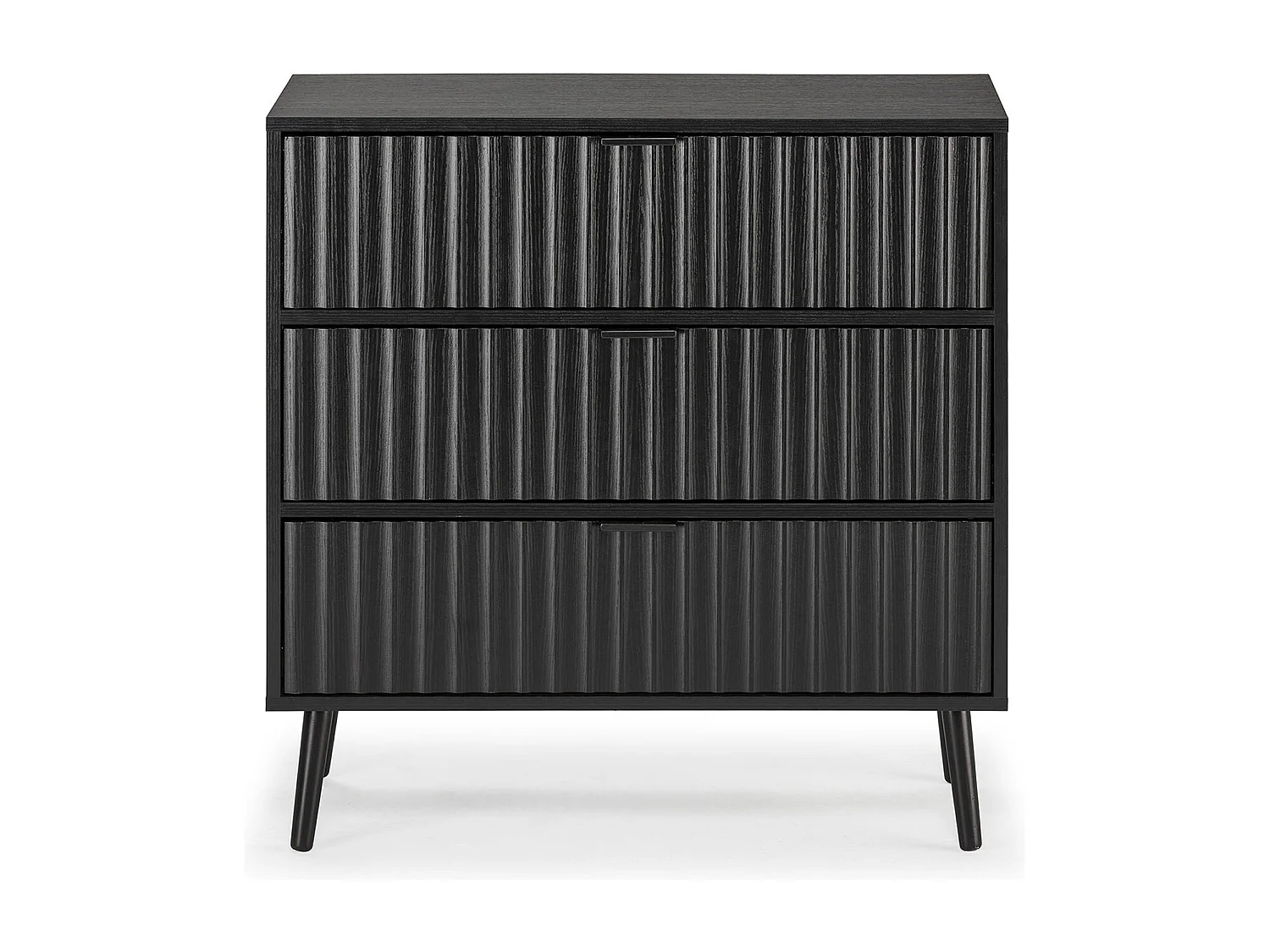 Cassettiera Lluvia 3 cassetti colore nero