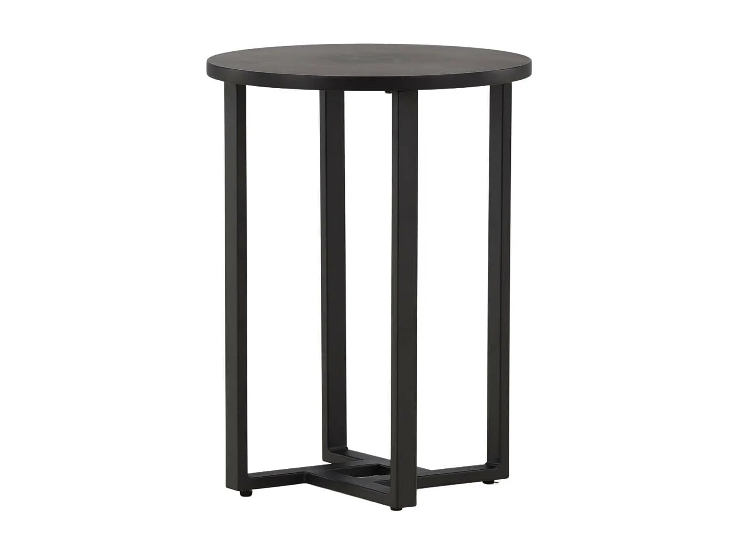 Lawton salontafel 55x40cm zwart.