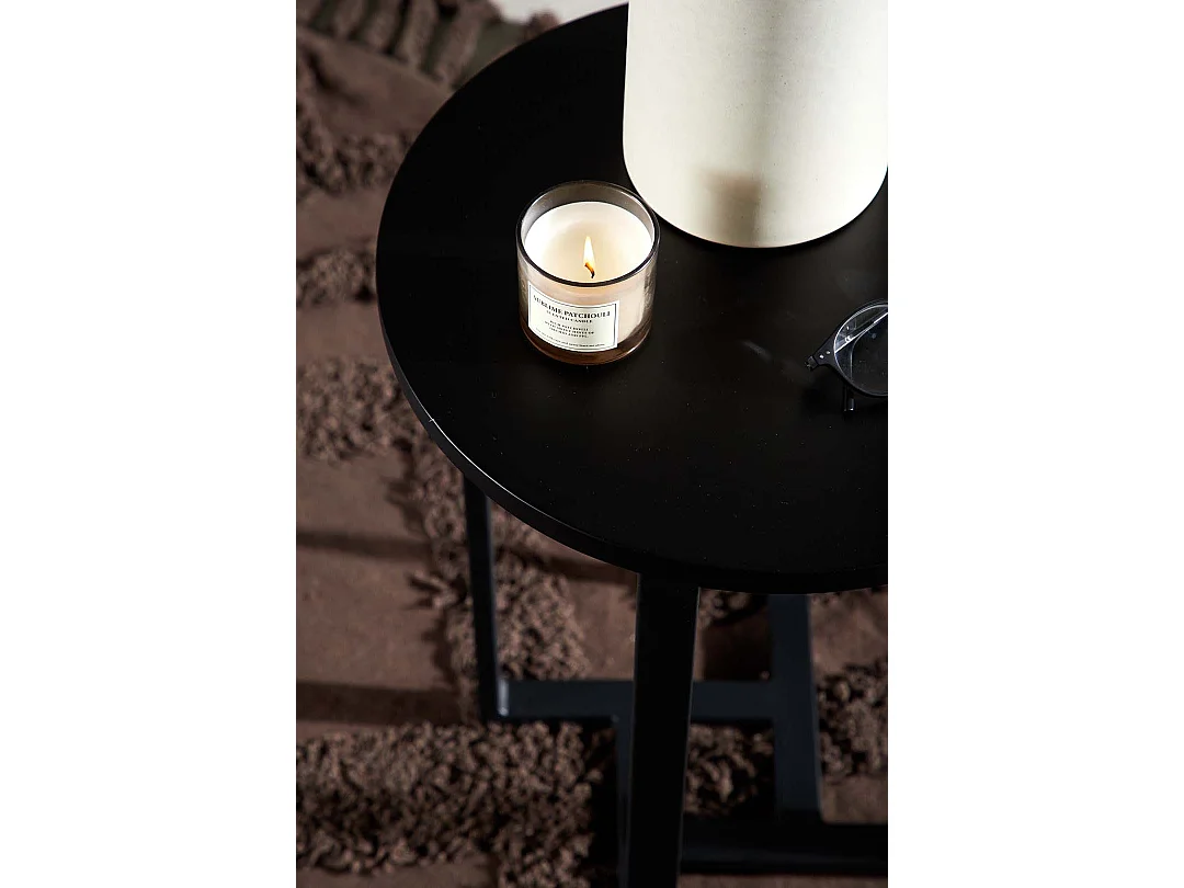 Lawton salontafel 55x40cm zwart.