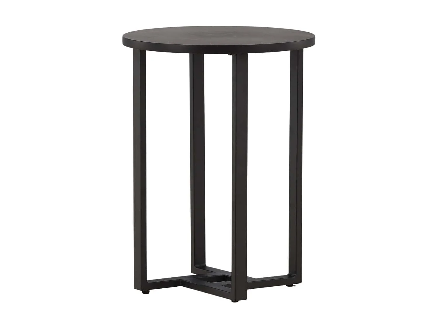 Lawton salontafel 55x40cm zwart.