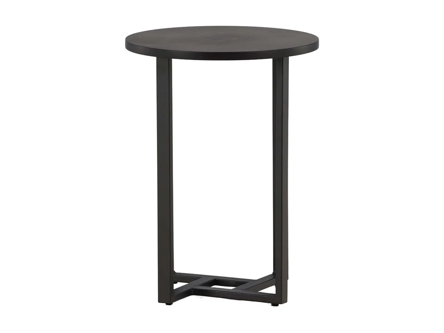 Lawton salontafel 55x40cm zwart.