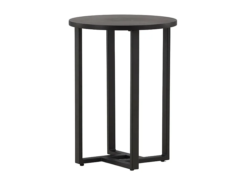 Lawton salontafel 55x40cm zwart.