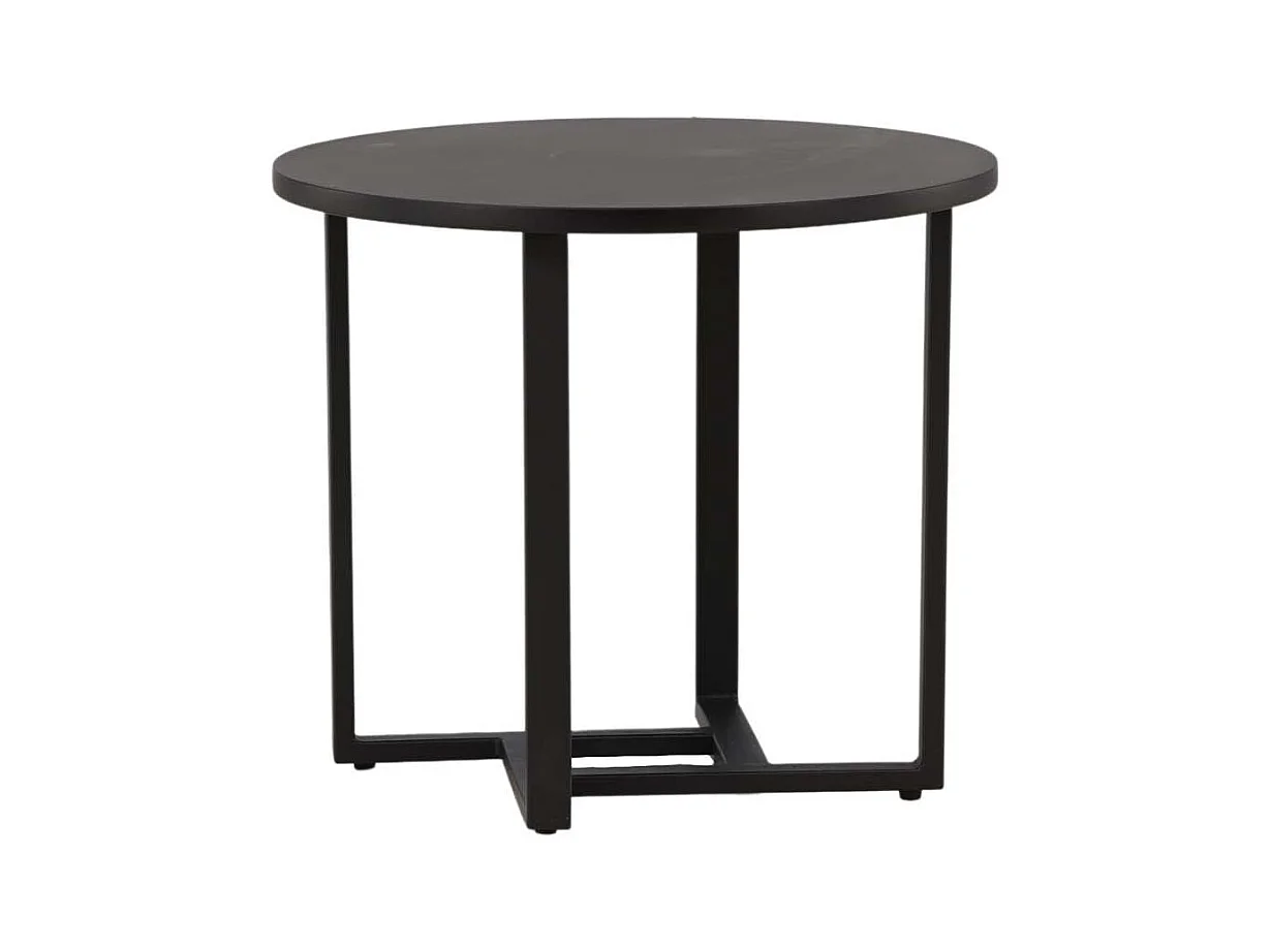 Table Basse Design "Lawton" 50cm Noir