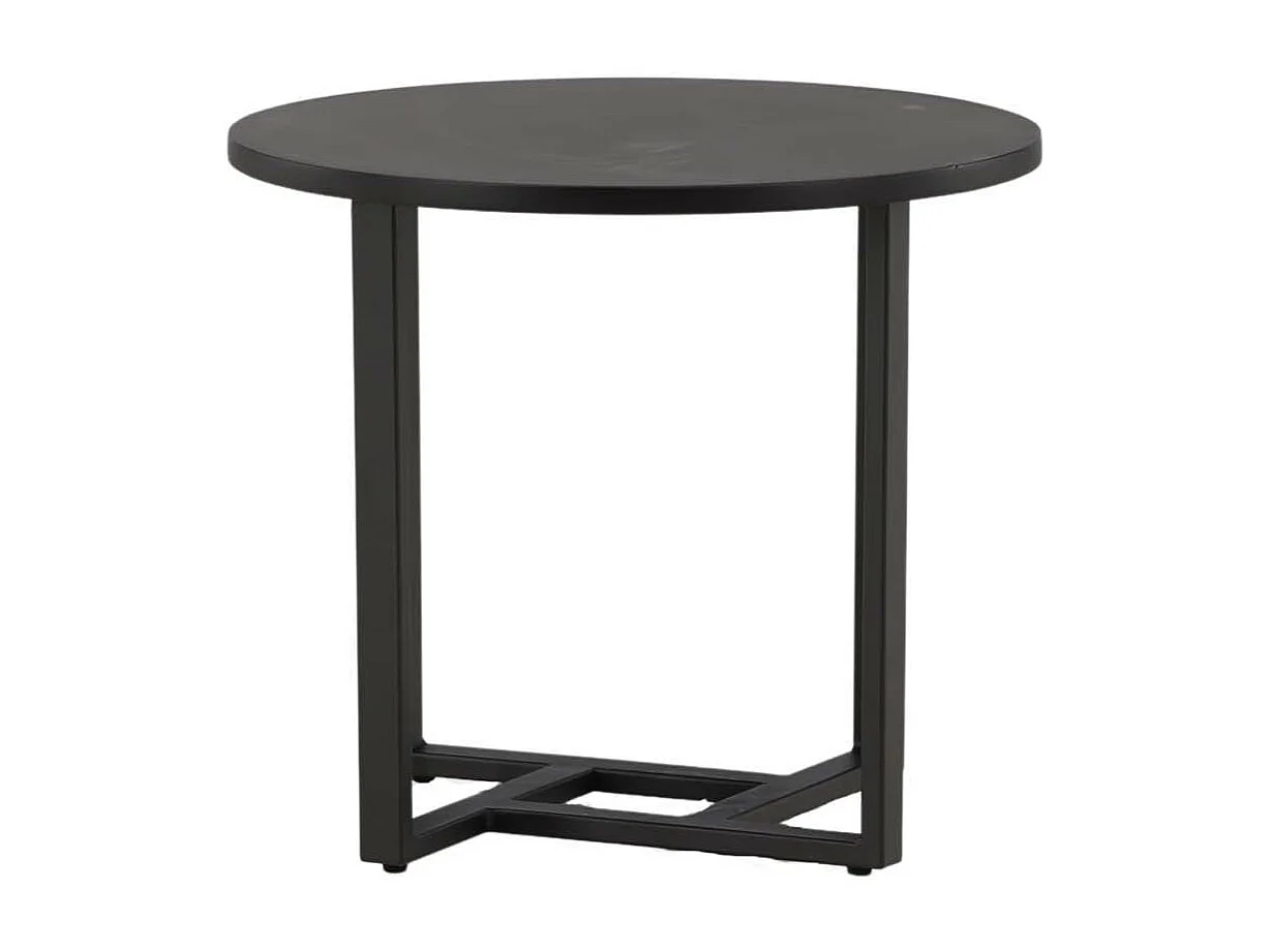 Table Basse Design "Lawton" 50cm Noir