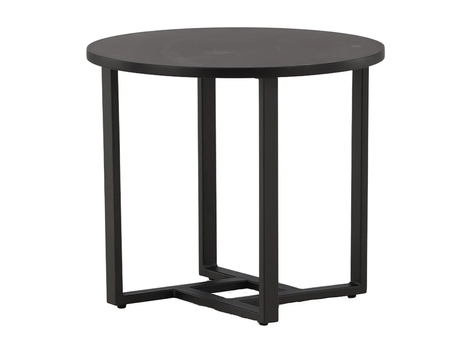 Table Basse Design "Lawton" 50cm Noir